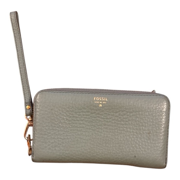 Fossil Handbags - FOSSIL blue Leather Wristlet